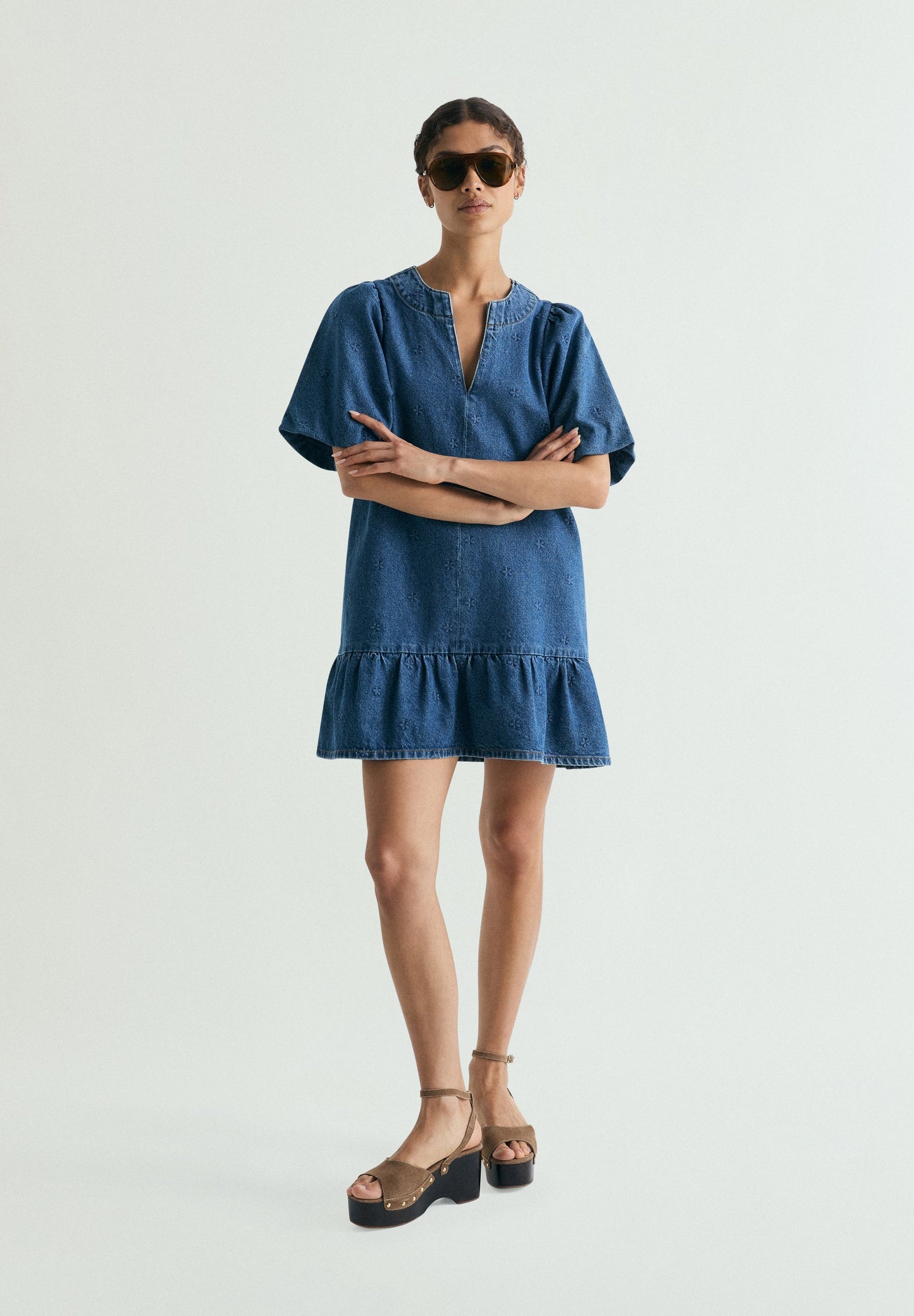 VESTIDO MINI DENIM