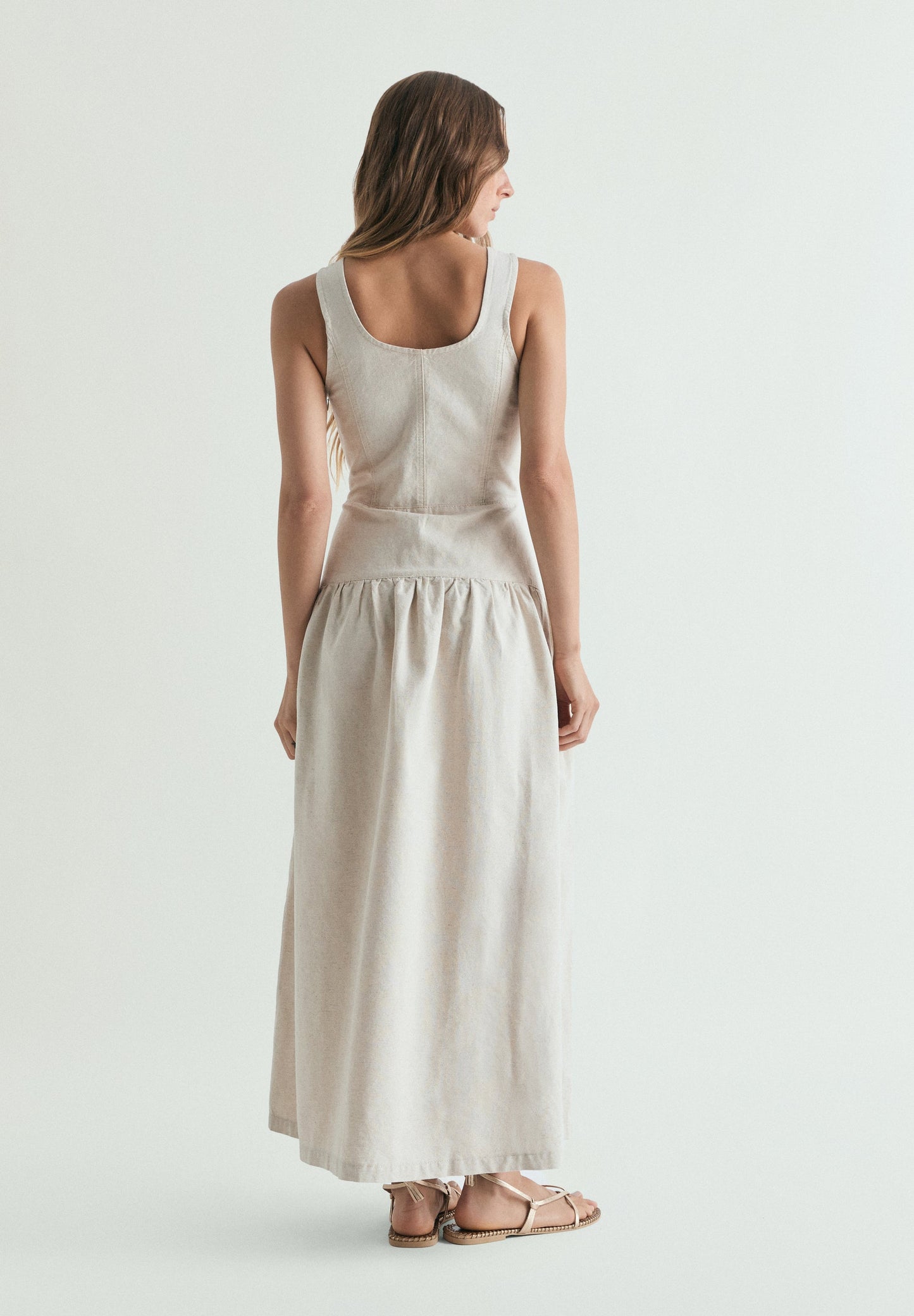 VESTIDO DENIM BOTONES