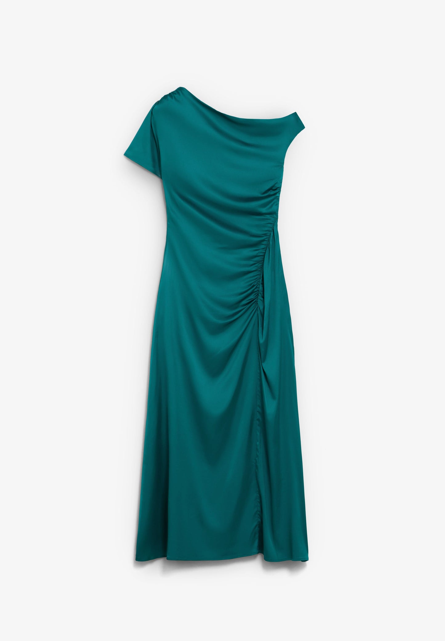 VESTIDO ASIMÉTRICO SATINADO
