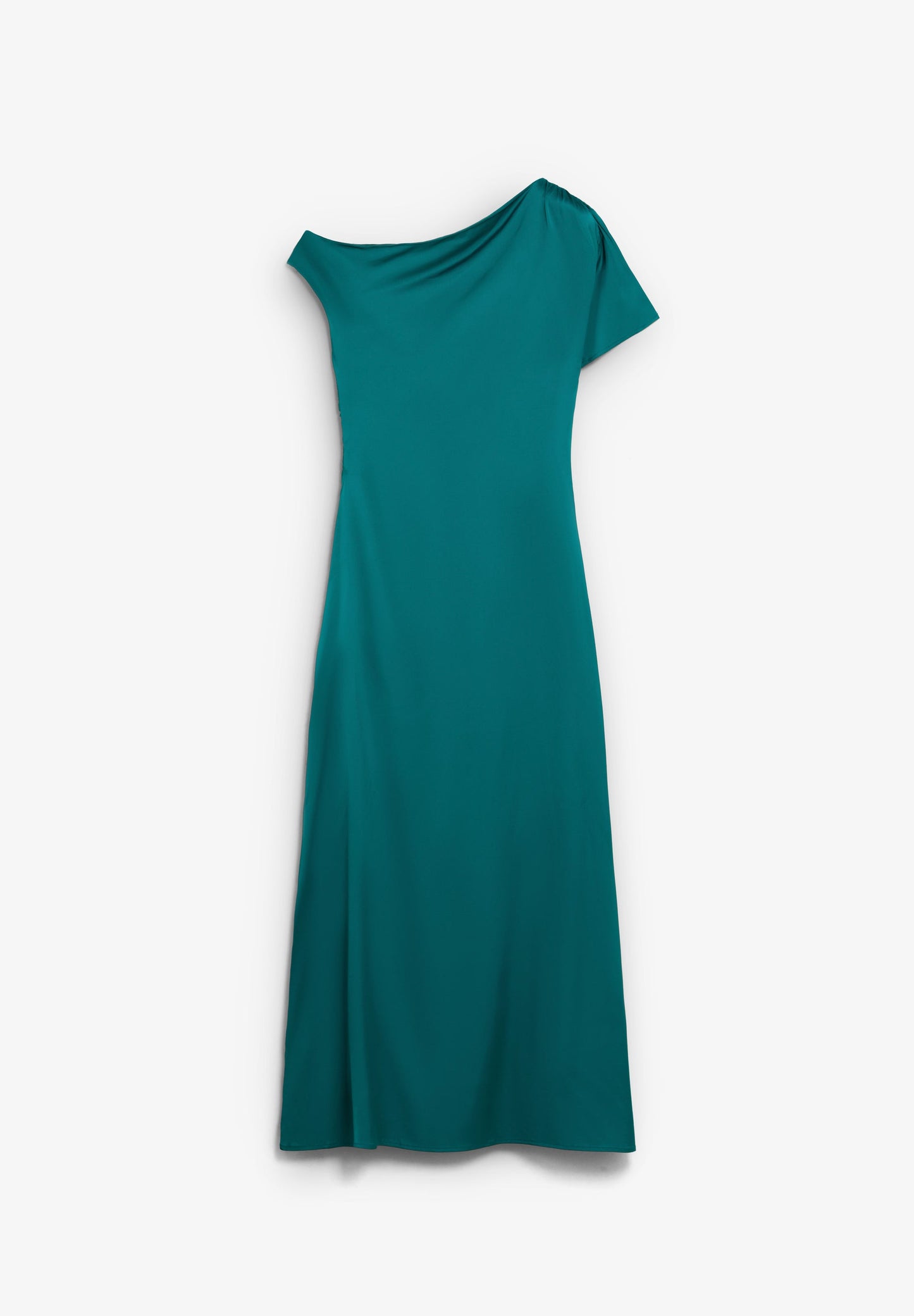 VESTIDO ASIMÉTRICO SATINADO