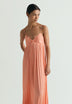 VESTIDO MIDI DETALLE FLORAL