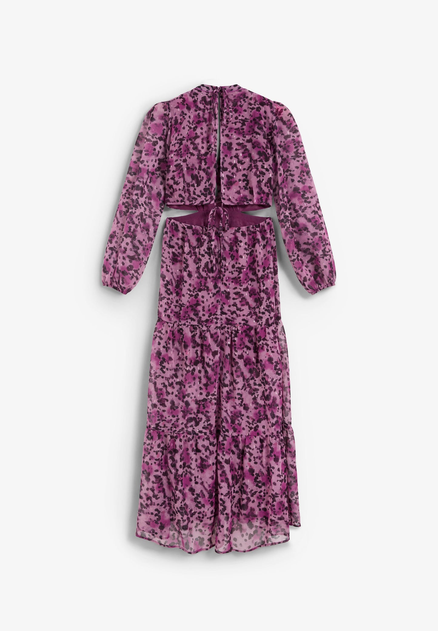 VESTIDO MIDI PRINT ABERTURAS