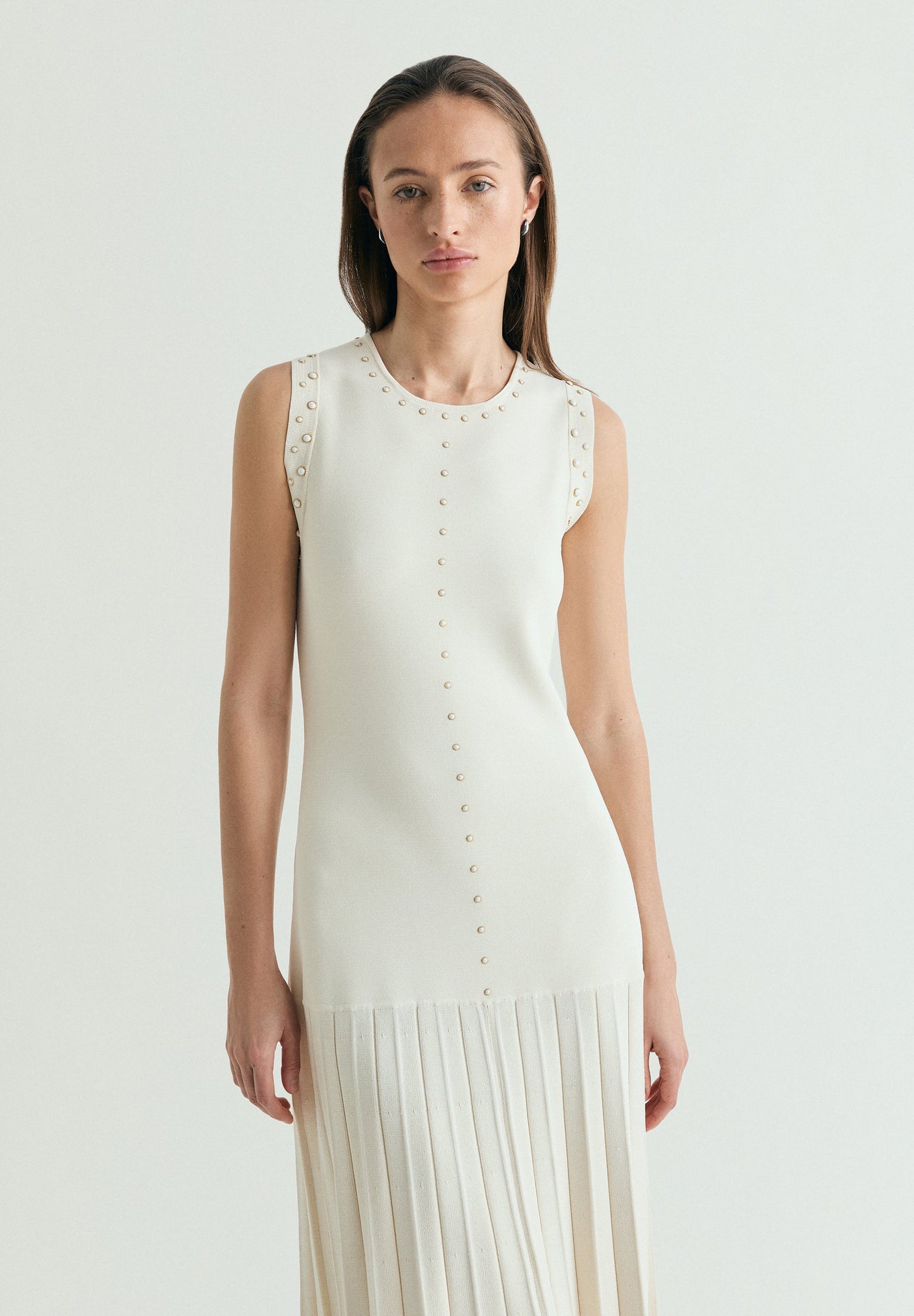 VESTIDO MIDI STUDS
