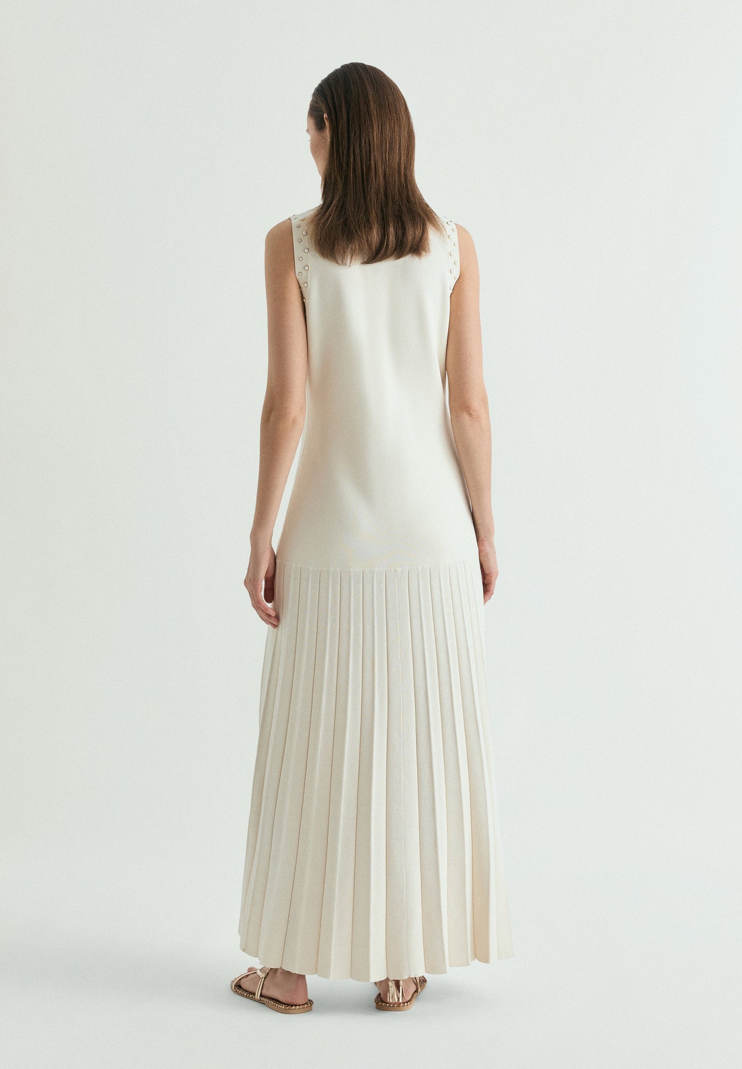 VESTIDO MIDI STUDS