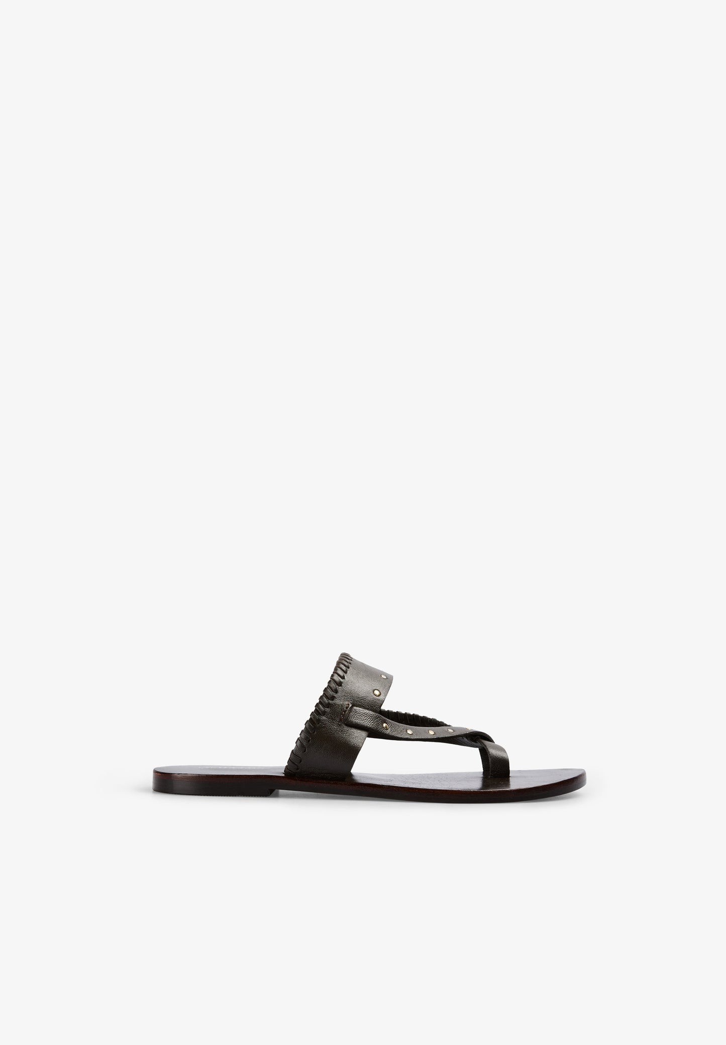 SANDALIAS PIEL TACHUELAS