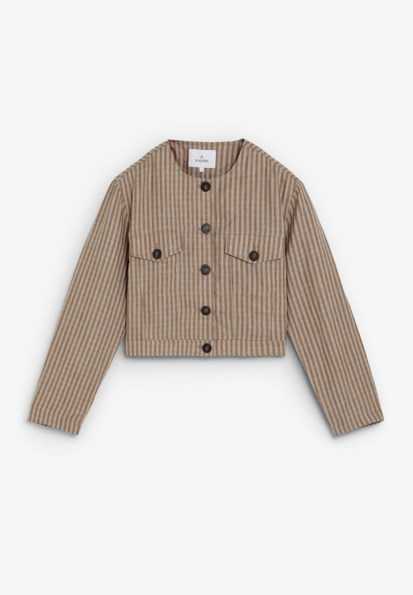 CHAQUETA LINO VICHY