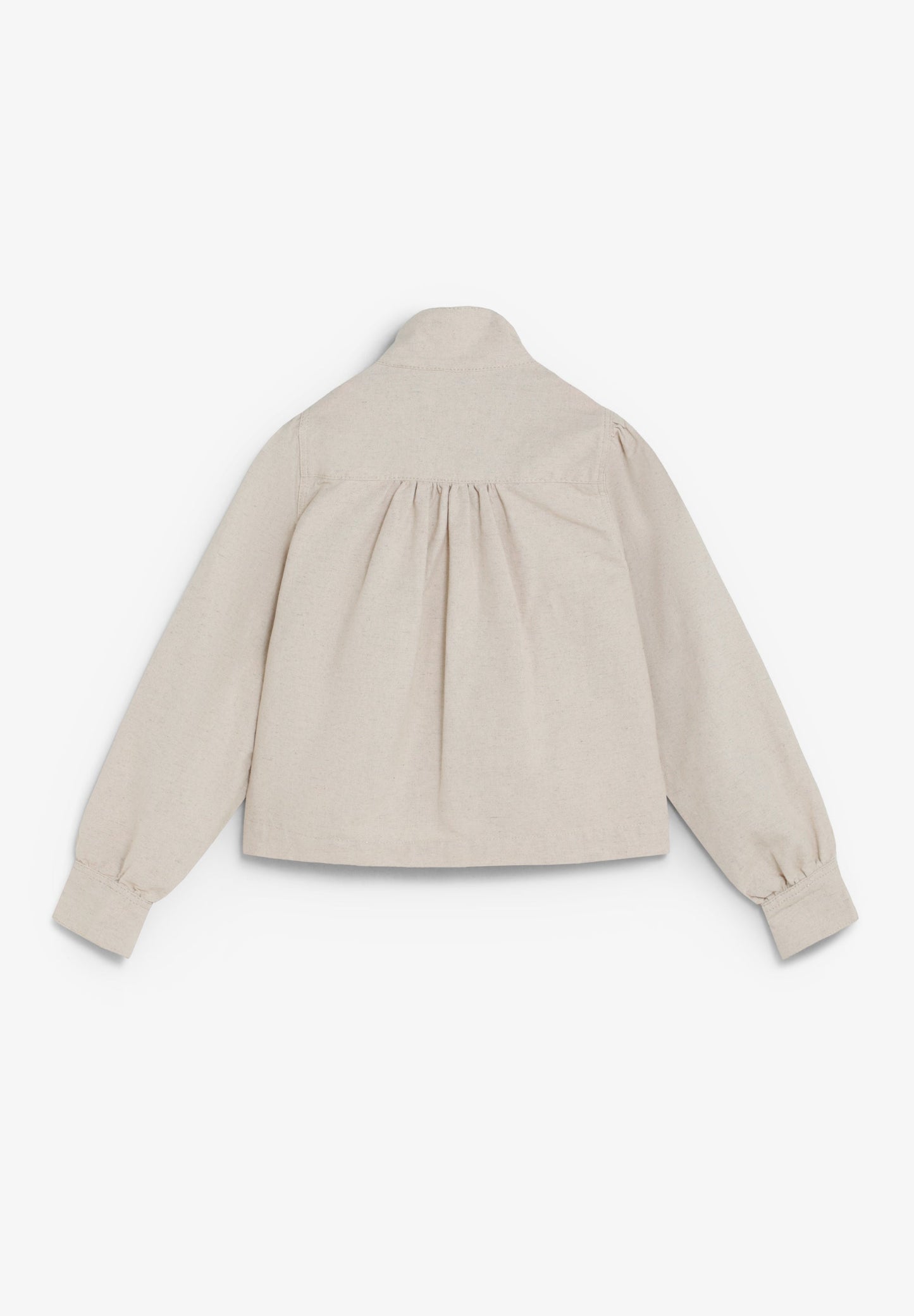 CHAQUETA RÚSTICA MANGAS ABULLONADAS