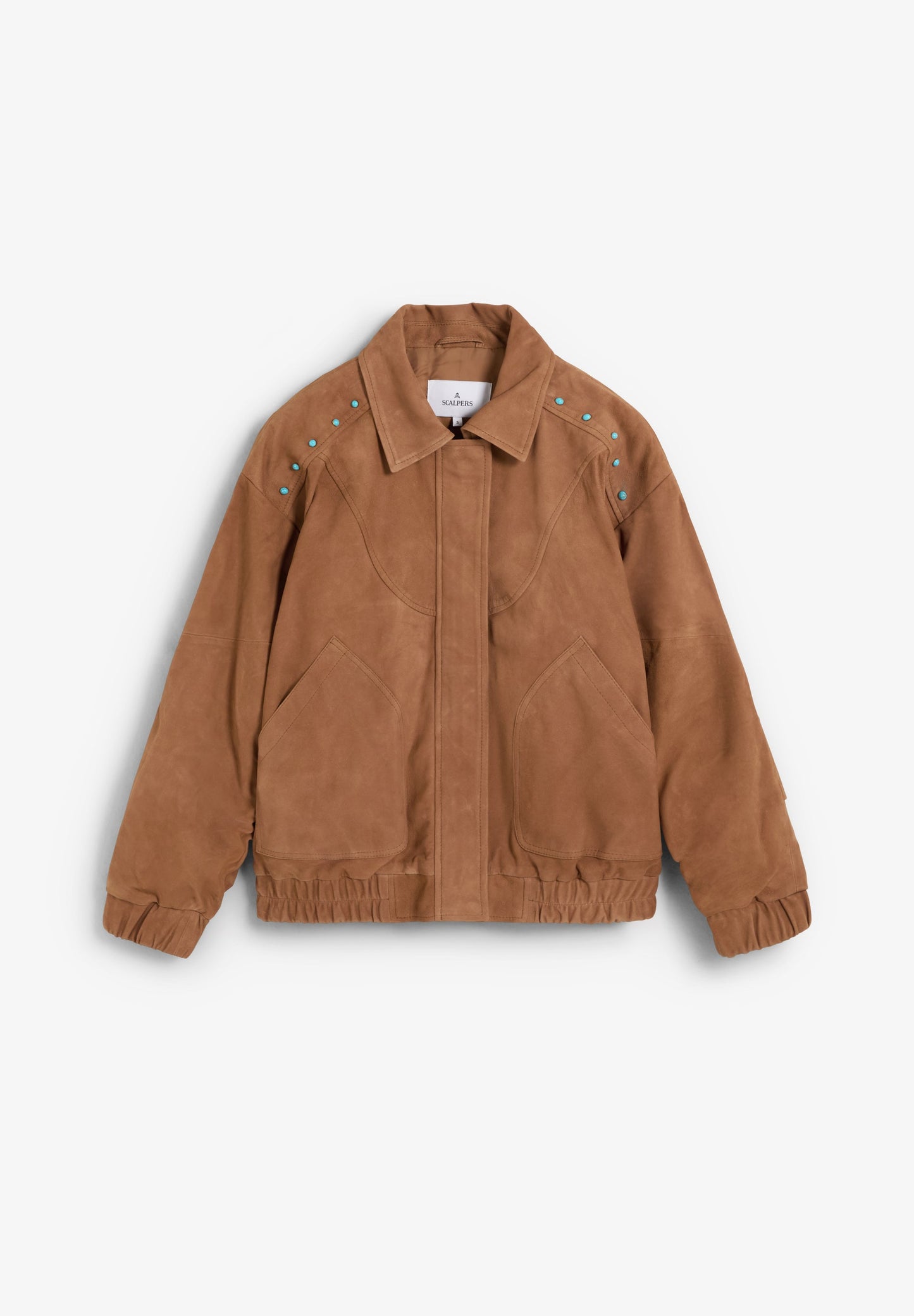 CHAQUETA BOMBER ANTE STUDS