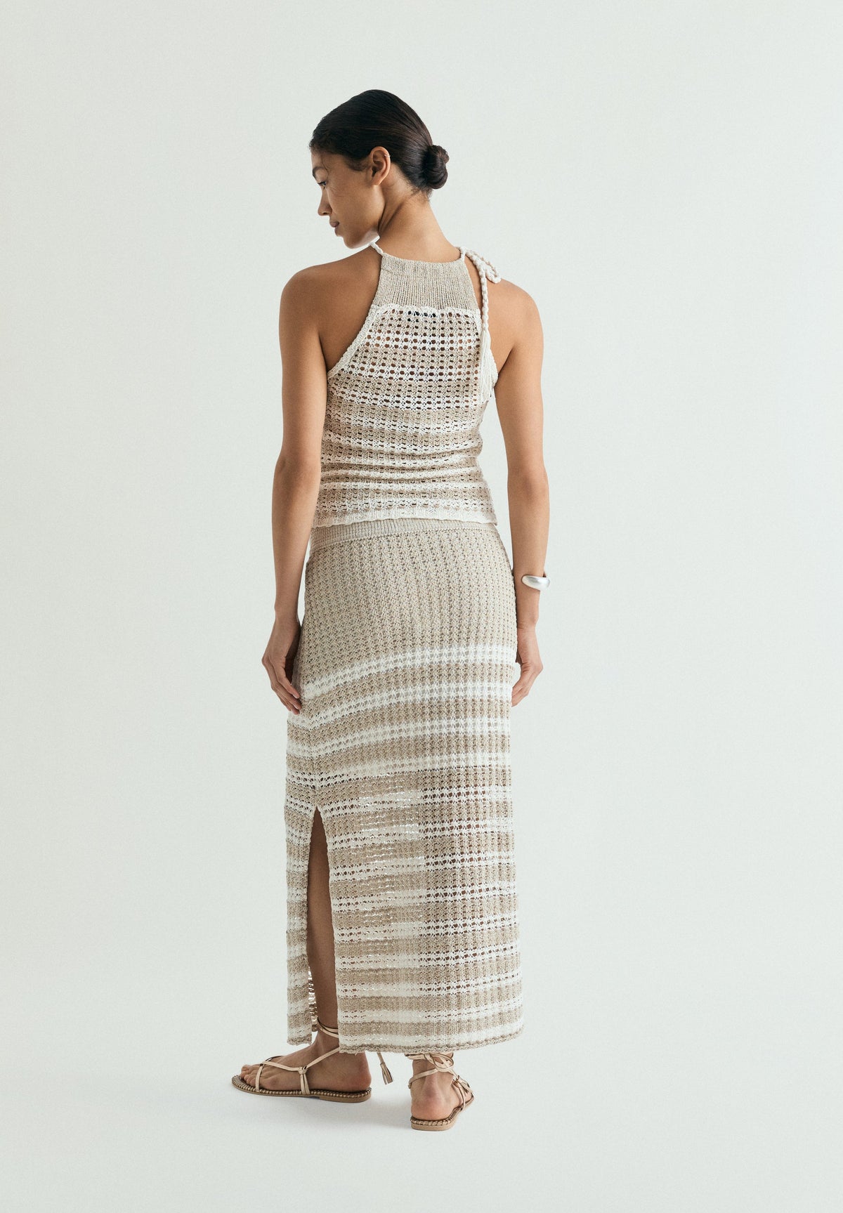 FALDA CROCHET ABERTURAS