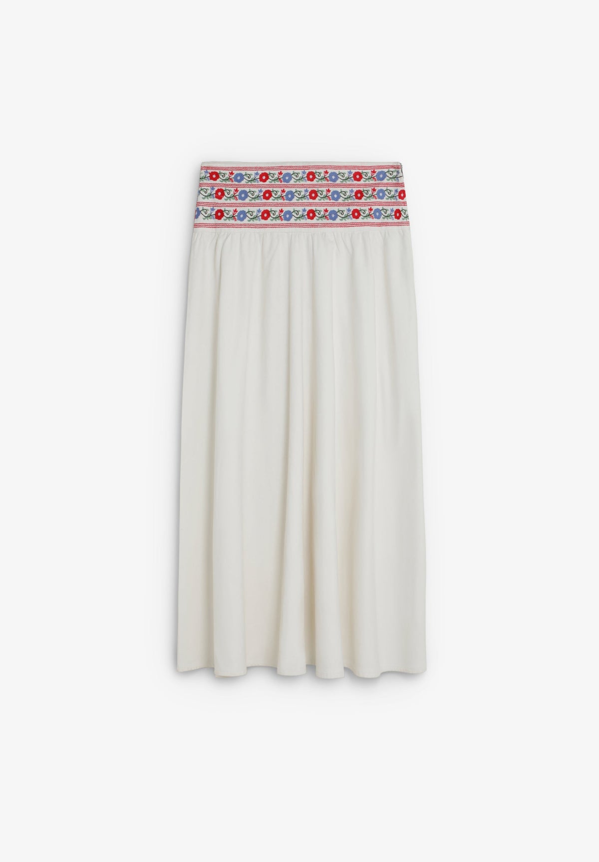FALDA DENIM BORDADOS