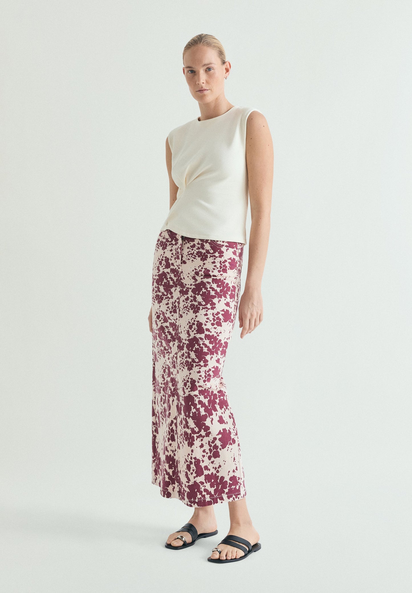 FALDA DENIM ANIMAL PRINT