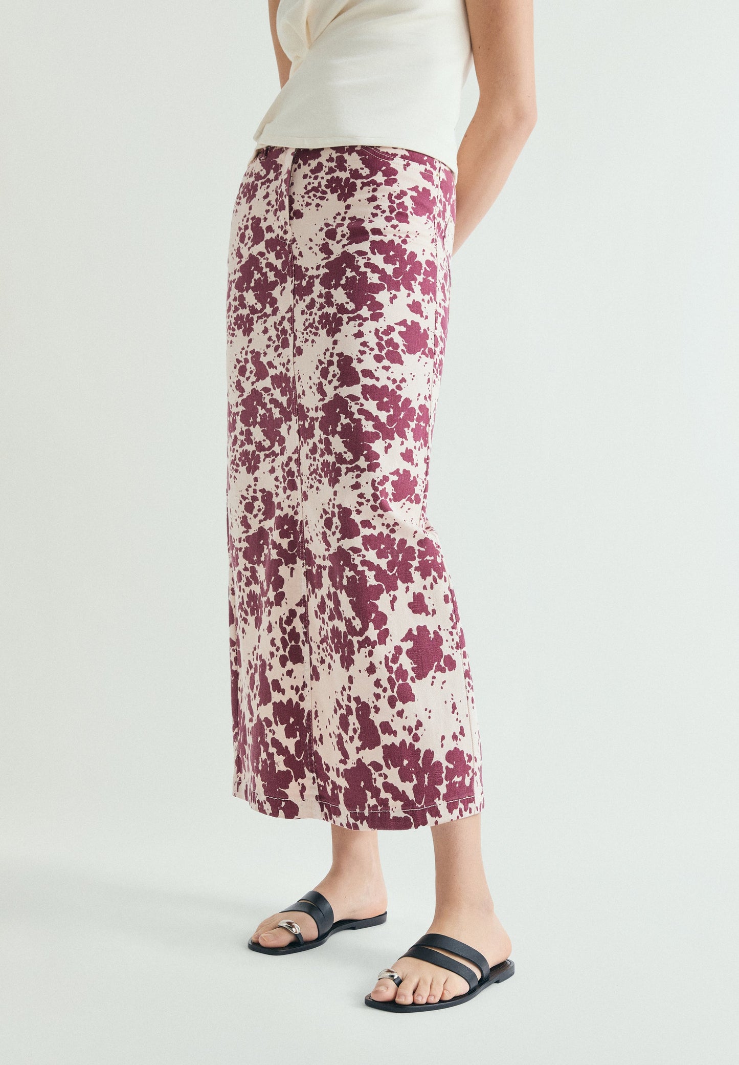 FALDA DENIM ANIMAL PRINT