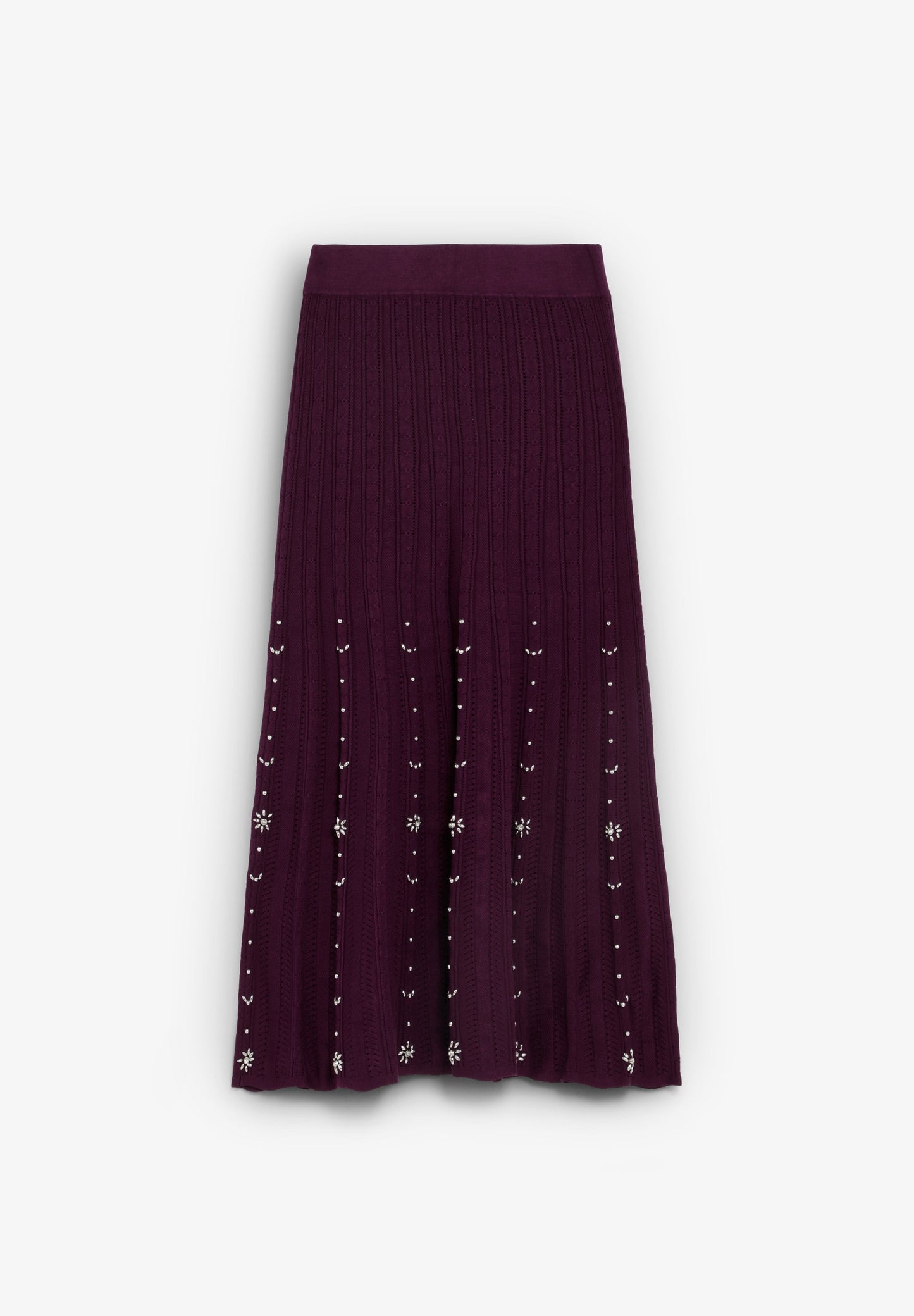 FALDA MIDI STRASS