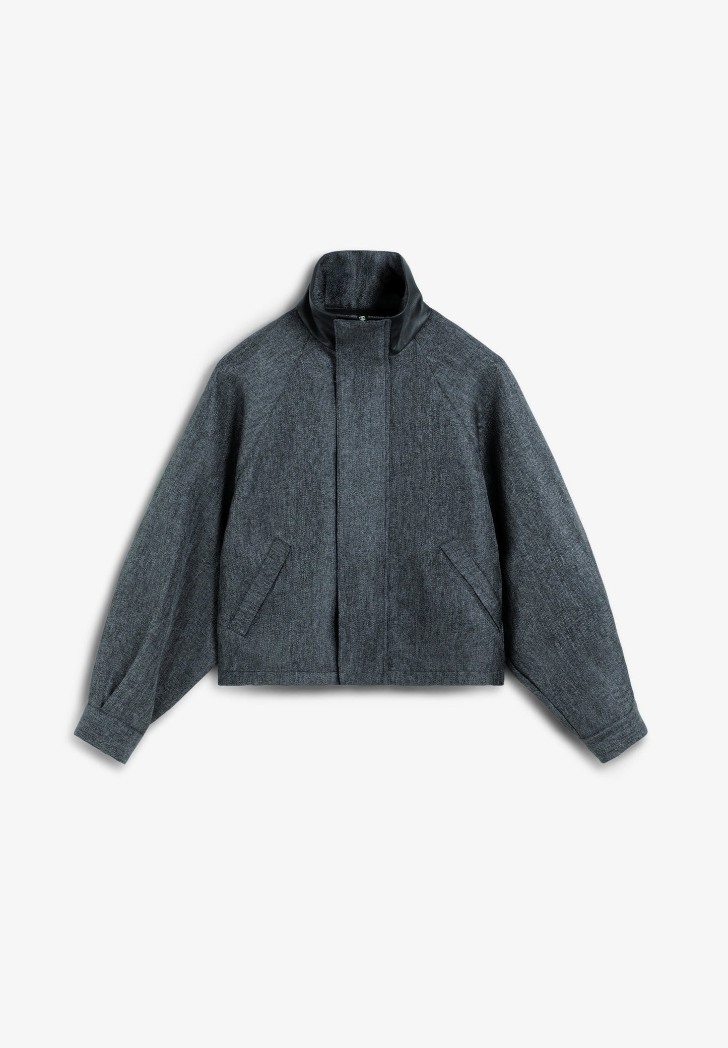 CHAQUETA BOMBER CUELLO CONTRASTE