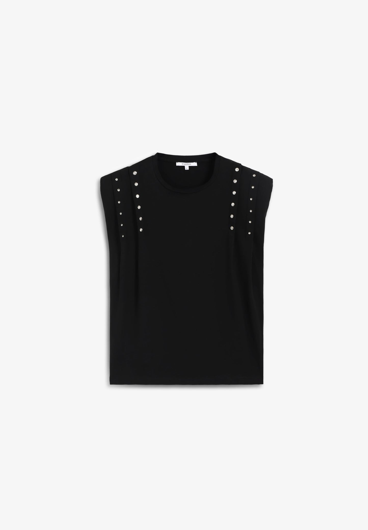 CAMISETA TACHUELAS MANGA SISA