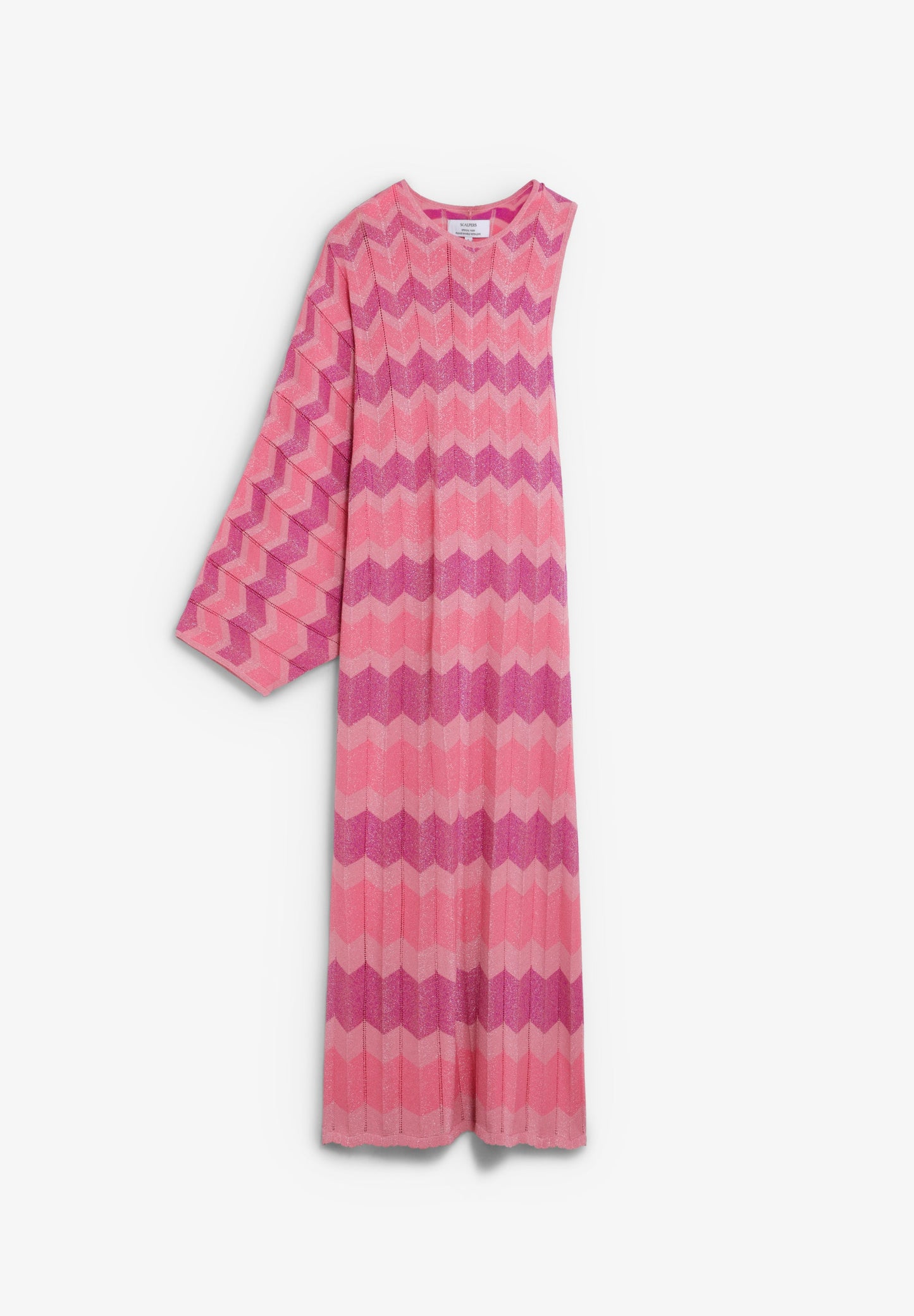 VESTIDO ASIMÉTRICO PUNTO LÚREX