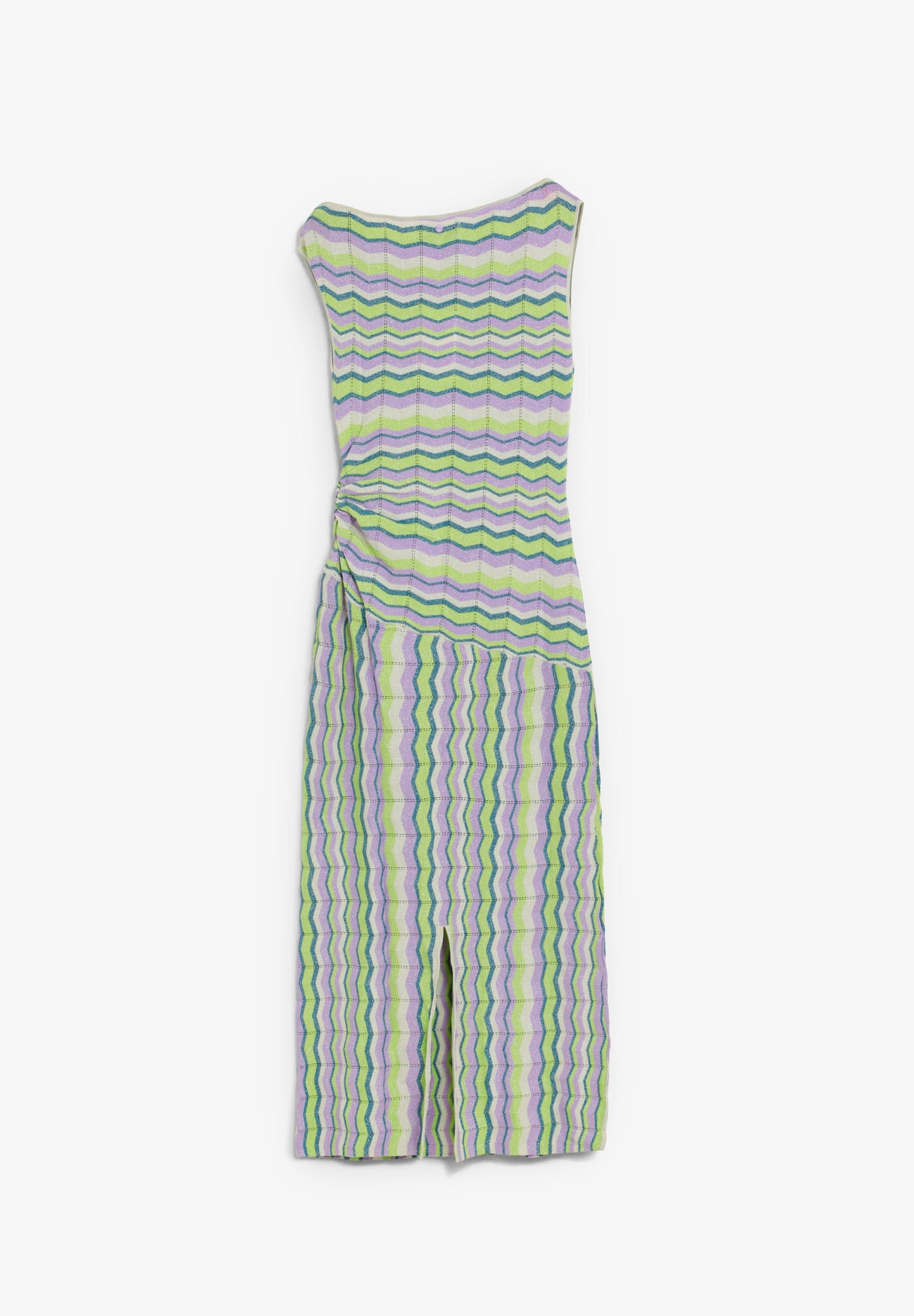 VESTIDO MIDI PUNTO ZIGZAG