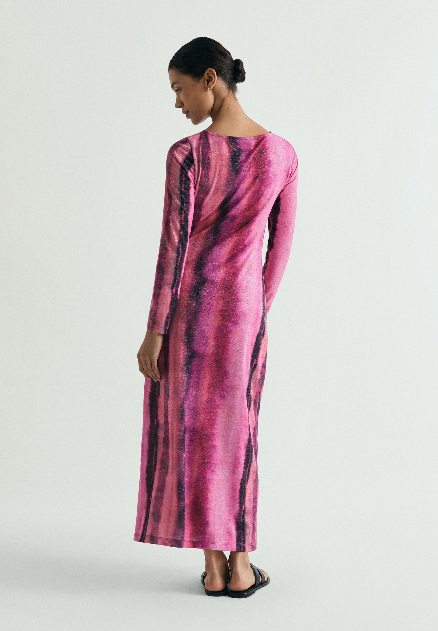 VESTIDO LÚREX TIE-DYE