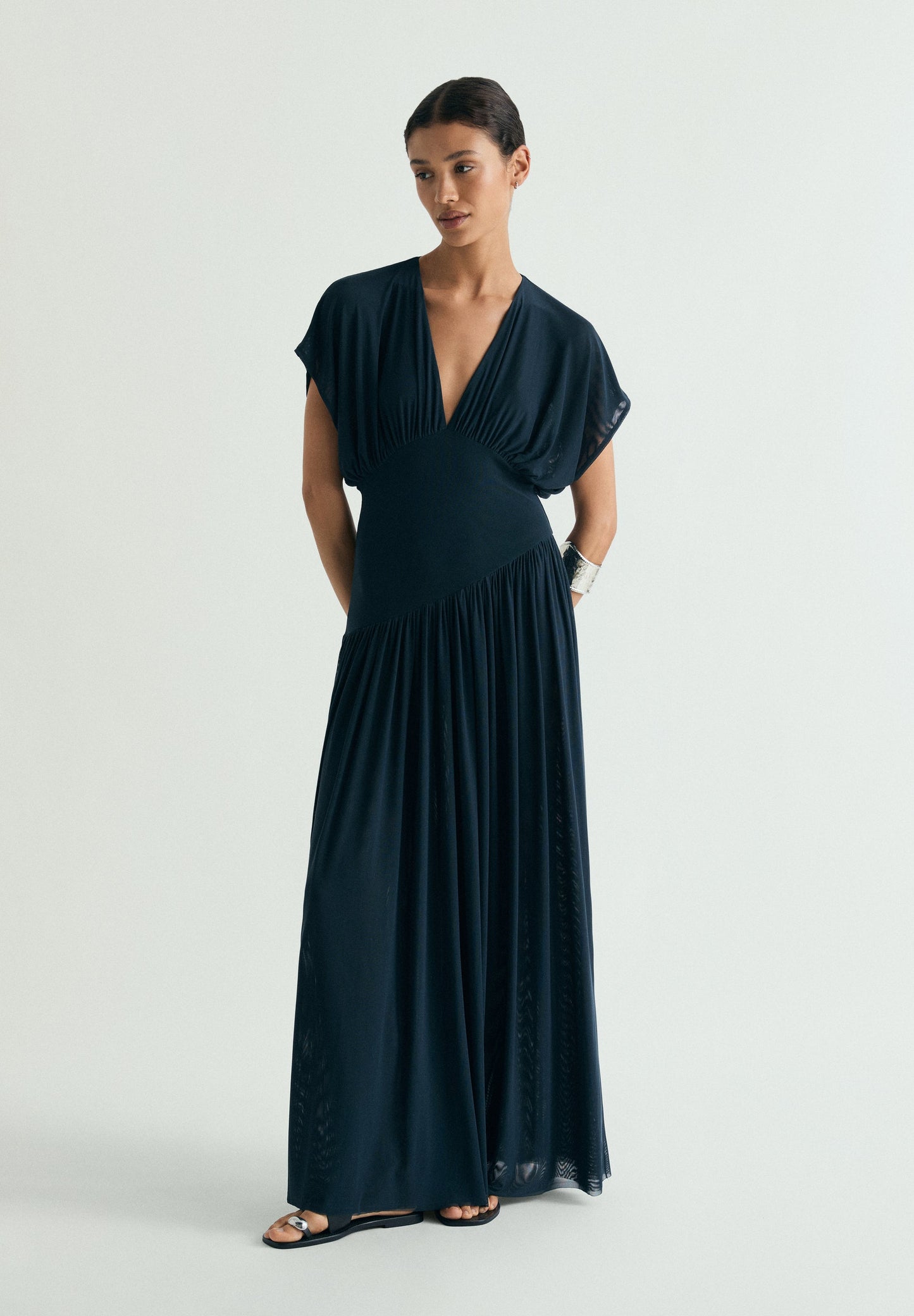 VESTIDO MAXI GASA