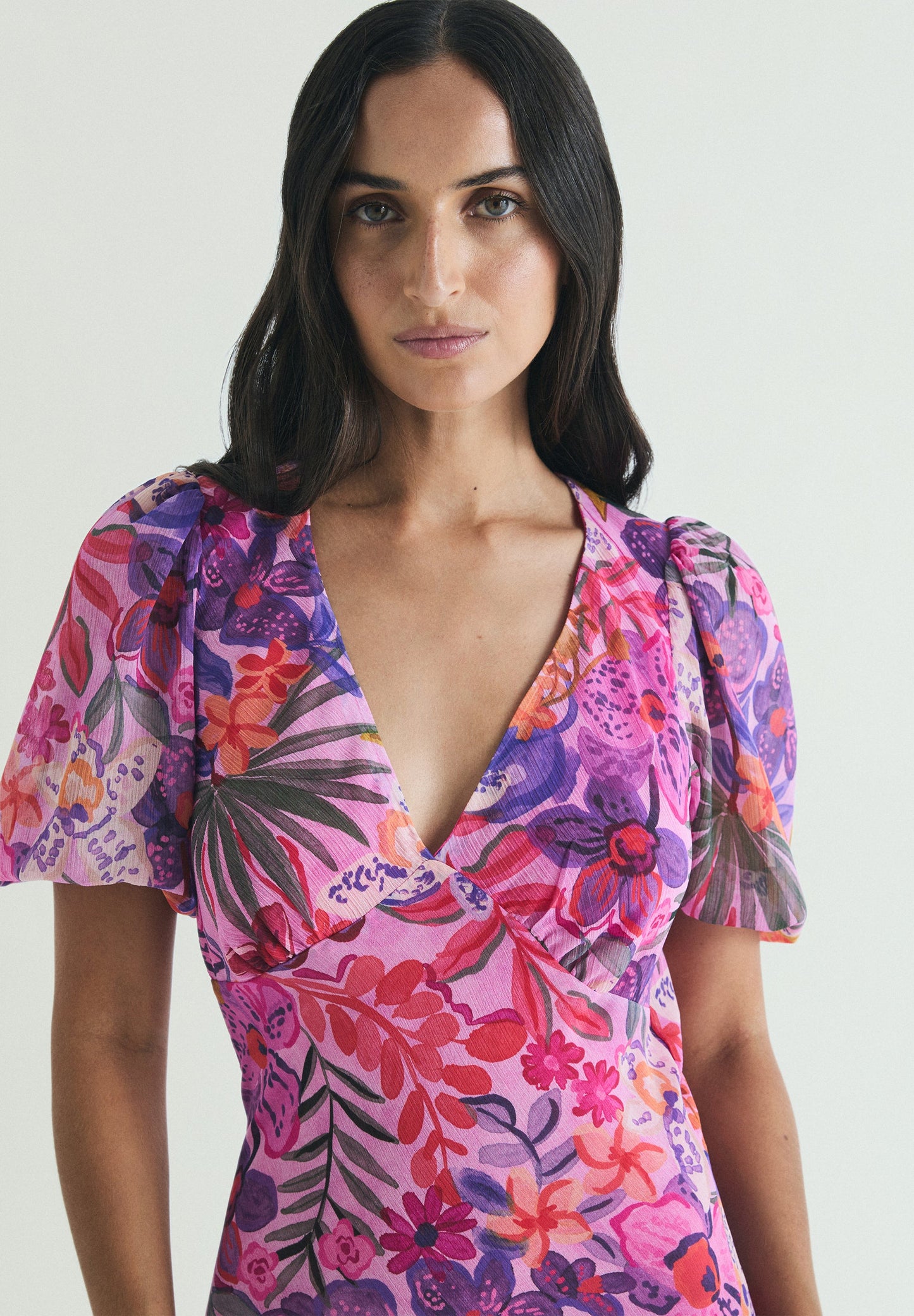 VESTIDO MAXI ESTAMPADO FLORAL