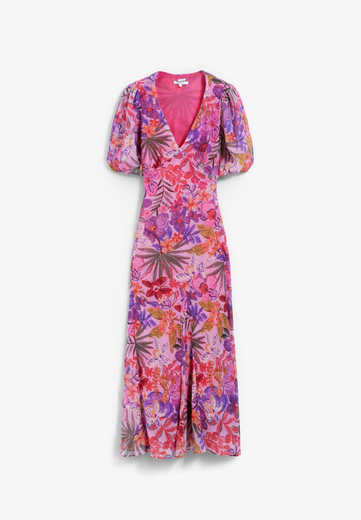 VESTIDO MAXI ESTAMPADO FLORAL