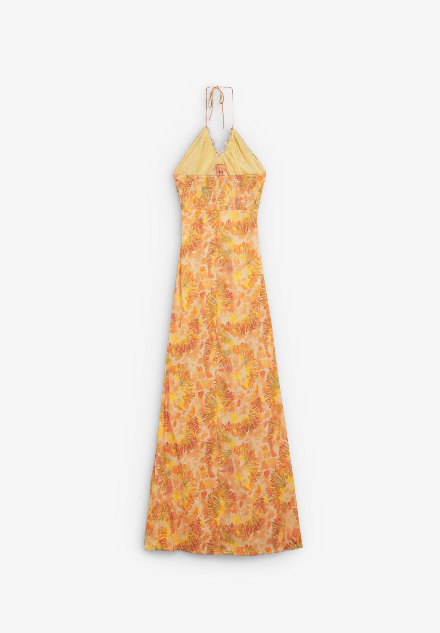 VESTIDO MAXI CUELLO HALTER