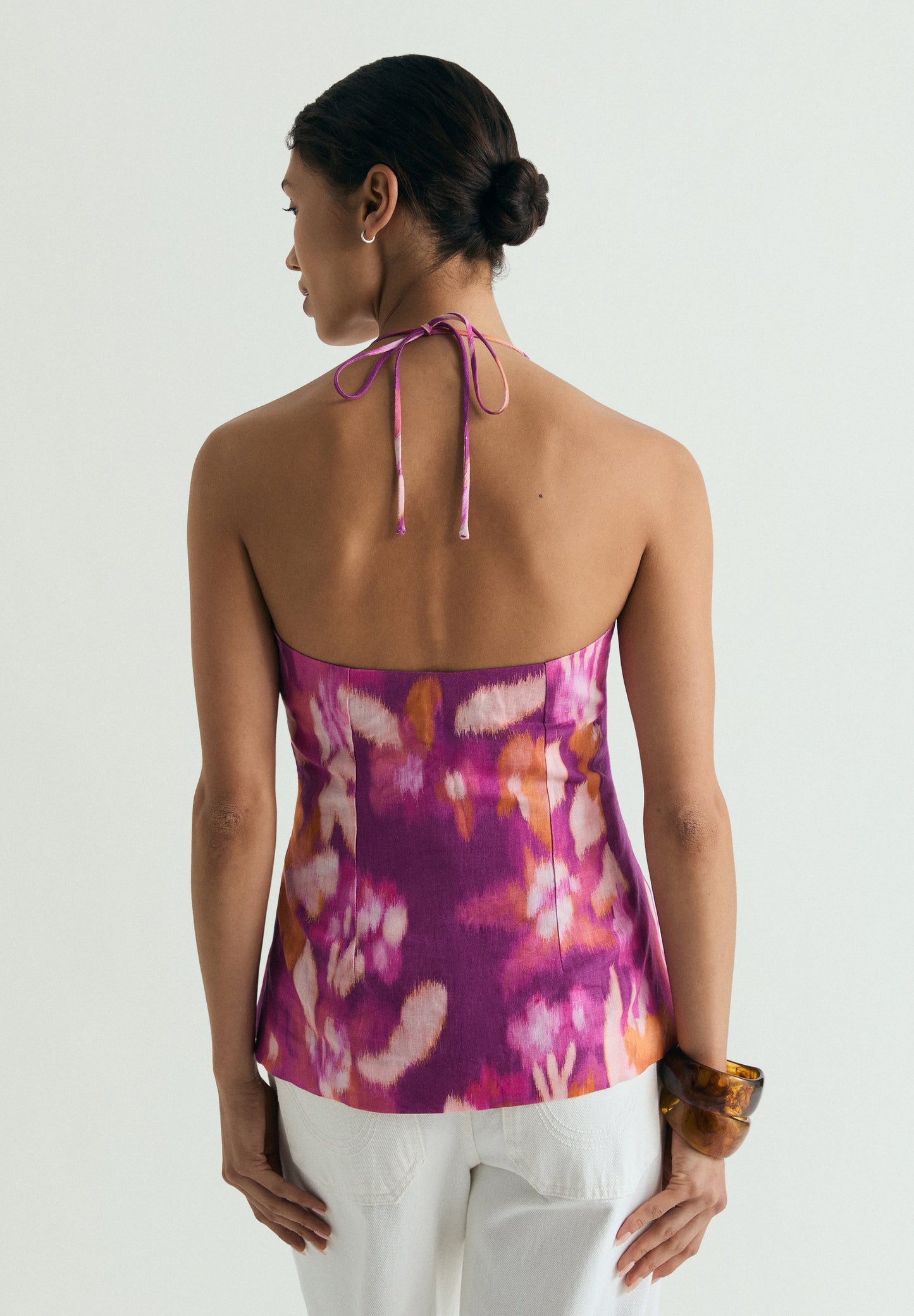 TOP LINO ESTAMPADO FLORAL