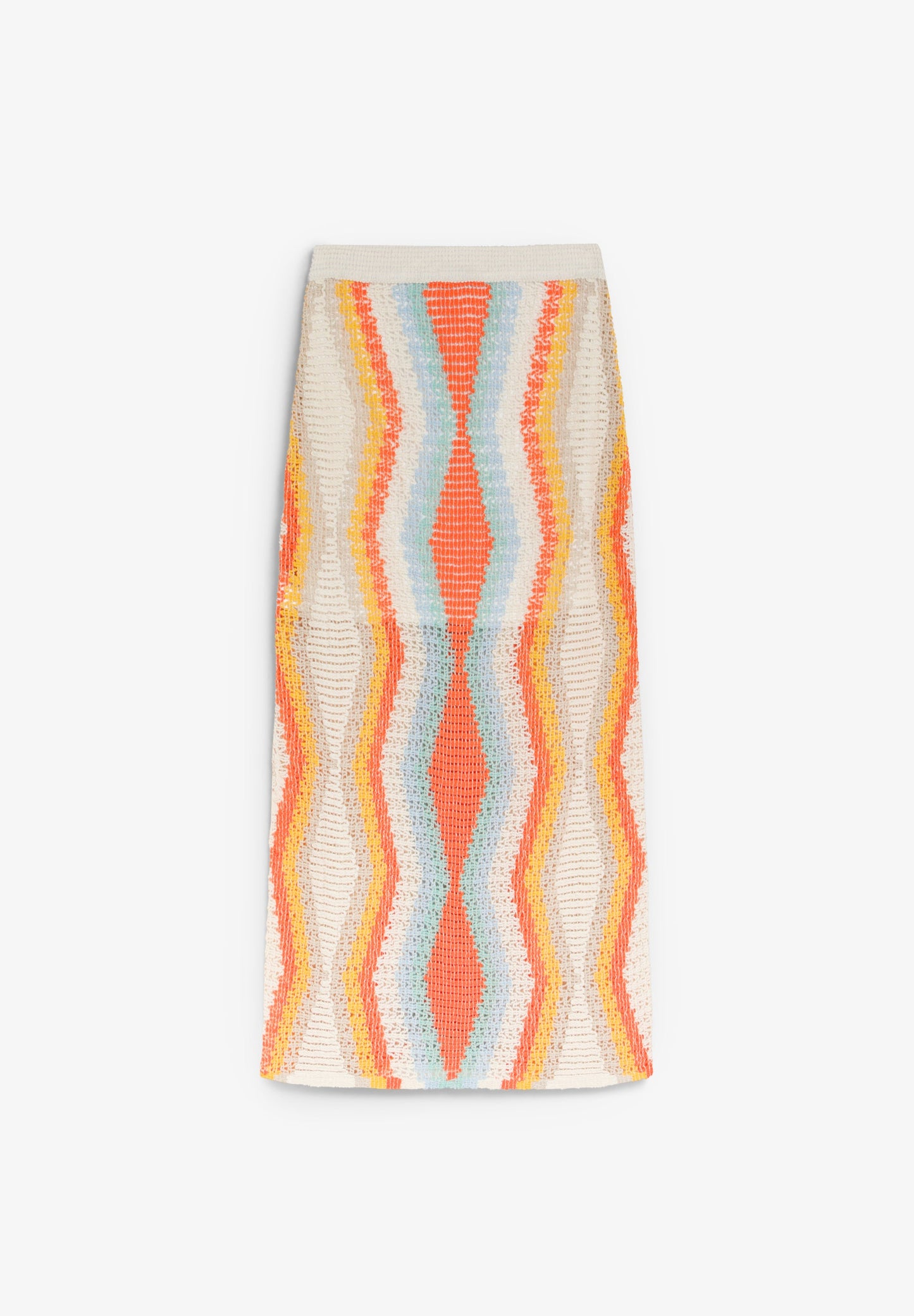 FALDA CROCHET MULTICOLOR