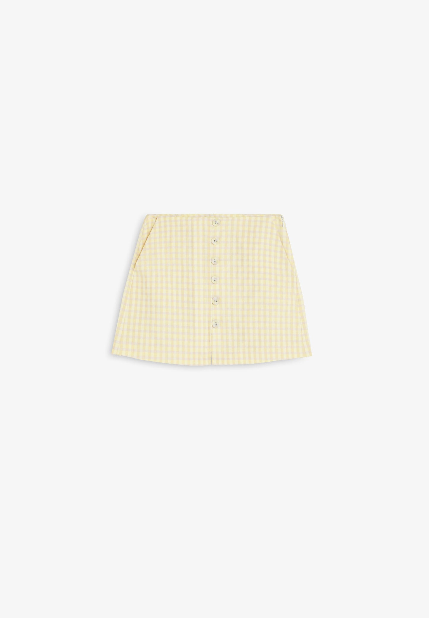 FALDA PANTALÓN VICHY BOTONES
