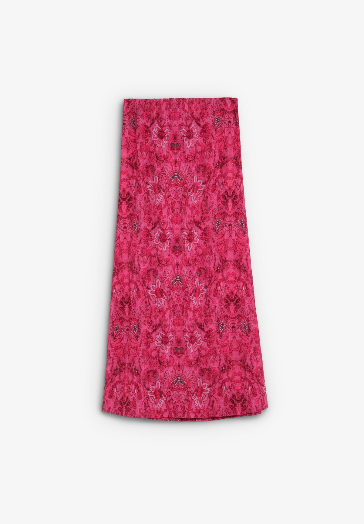 FALDA MIDI ESTAMPADA