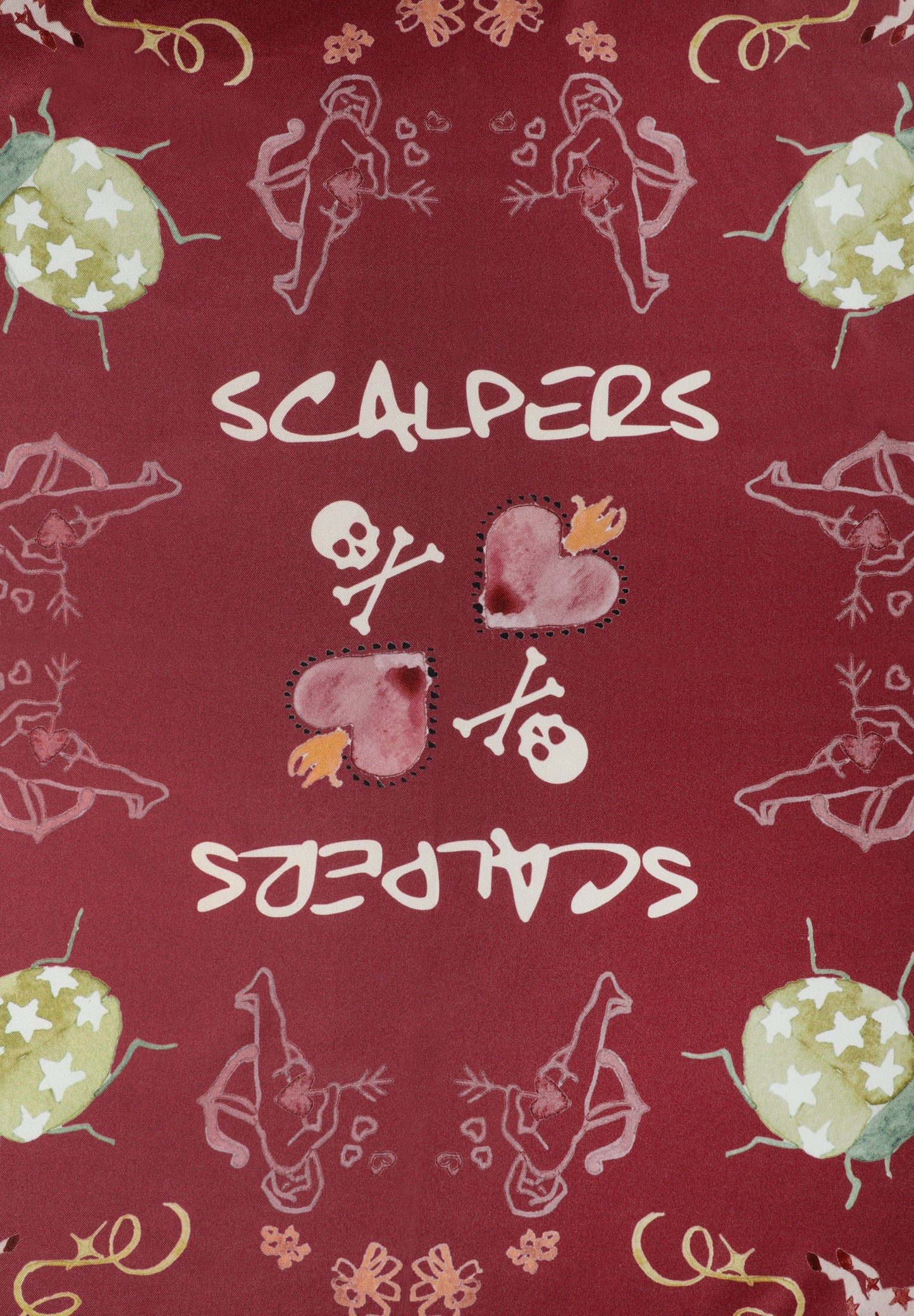 PAÑUELO ESTAMPADO 100% SEDA