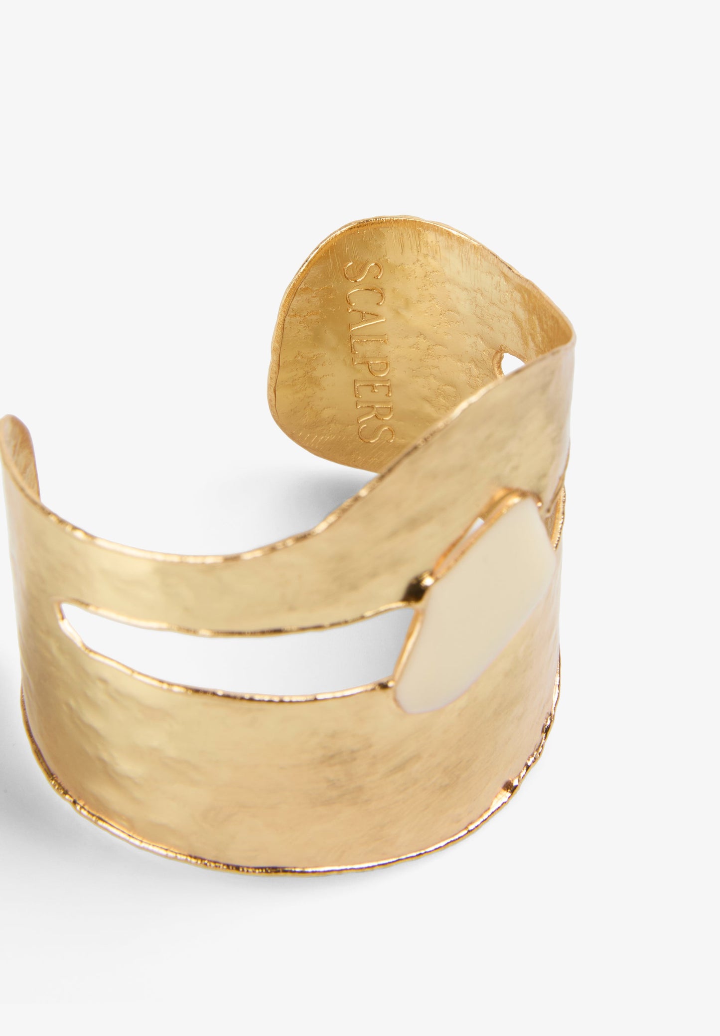 BRAZALETE DORADO TEXTURA