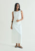 VESTIDO MIDI CON COLLAR