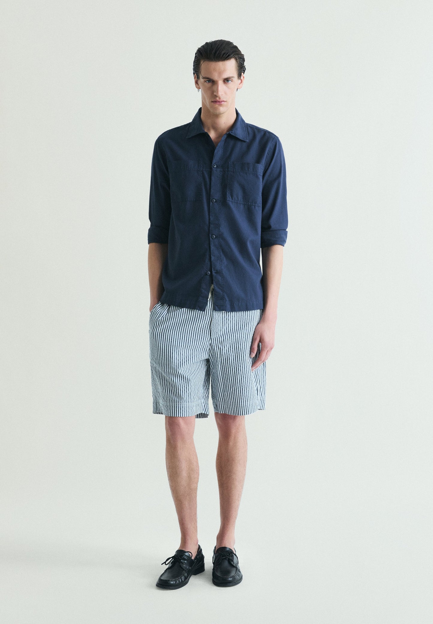 BERMUDAS RAYAS CONTRASTE