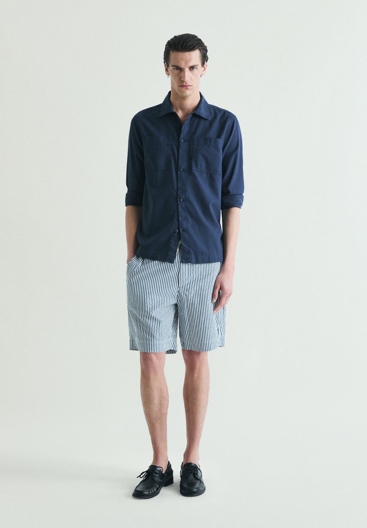 BERMUDAS RAYAS CONTRASTE