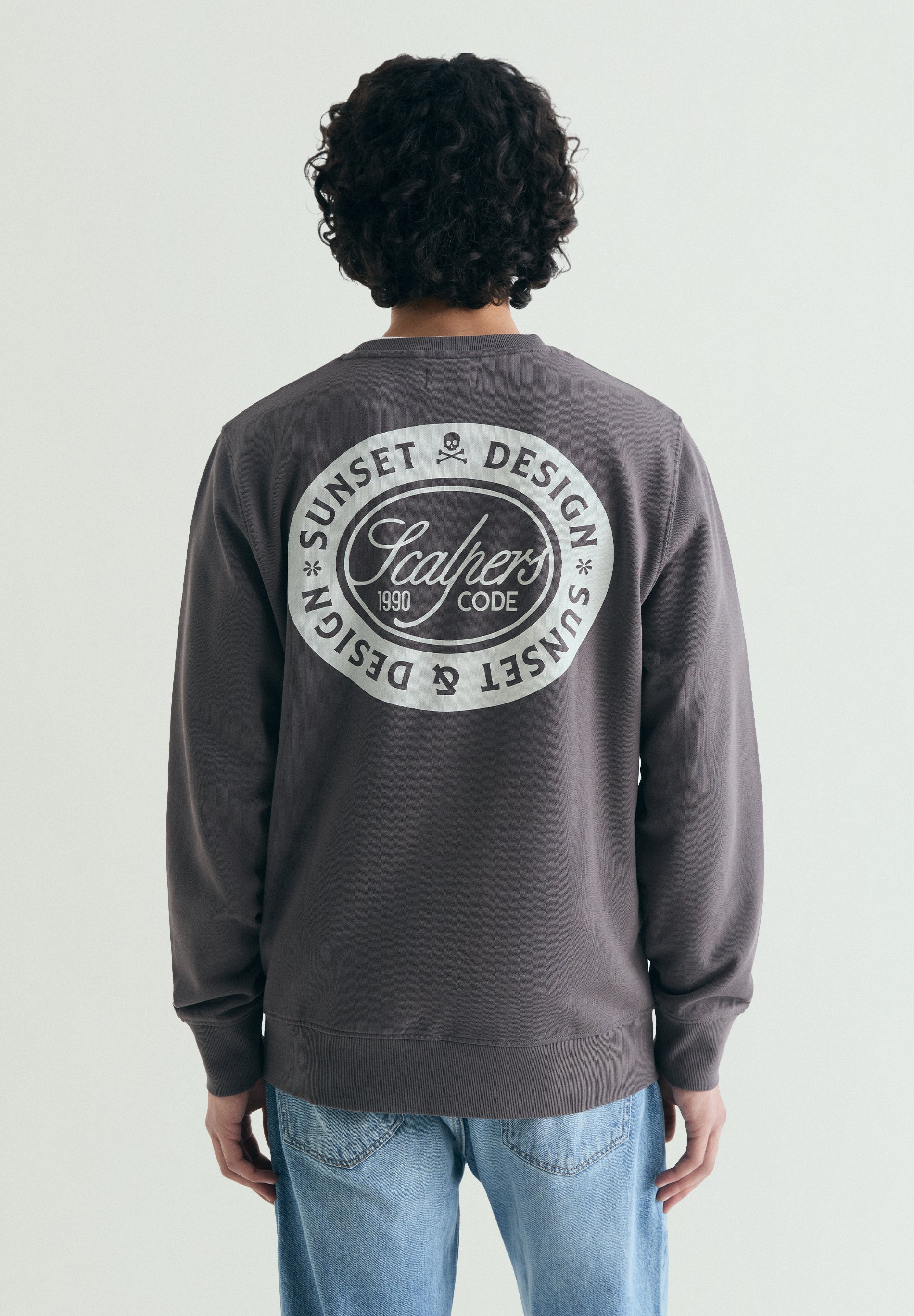 SUDADERA LAVADA ESTAMPADO
