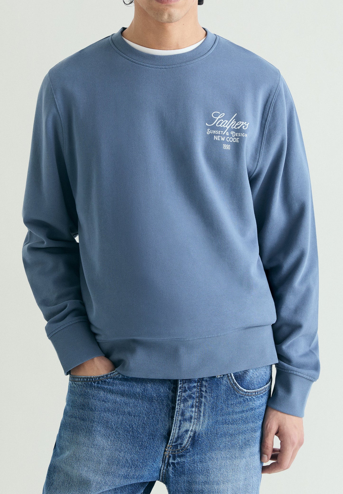 SUDADERA LAVADA ESTAMPADO