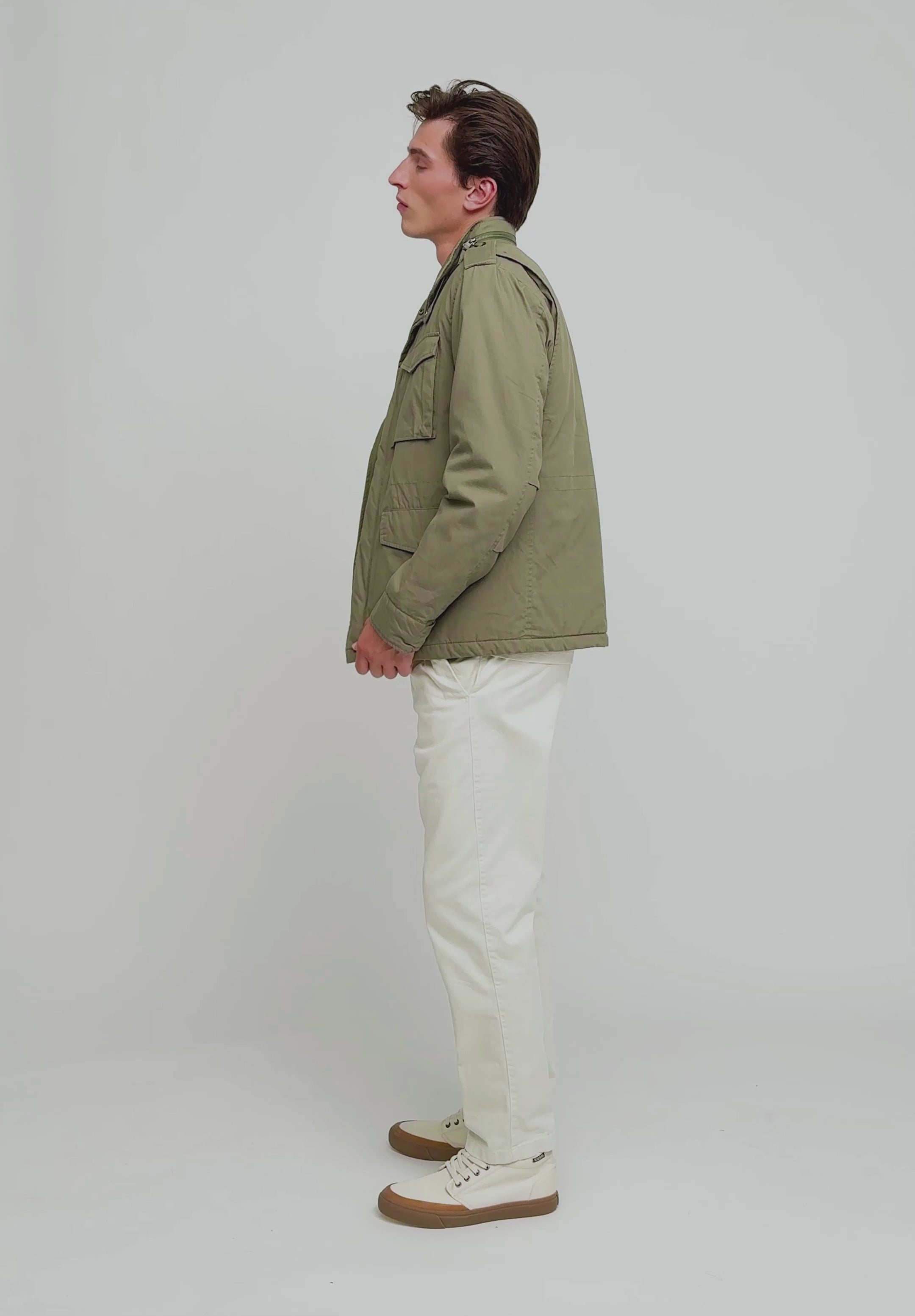 CHAQUETA MILITAR BOLSILLOS